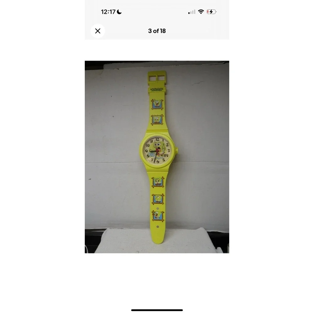 Nickelodeon Spongebob Squarepants Watch Wall Clock limited vintage 2004